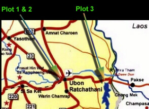 Map of Ubon 
area
